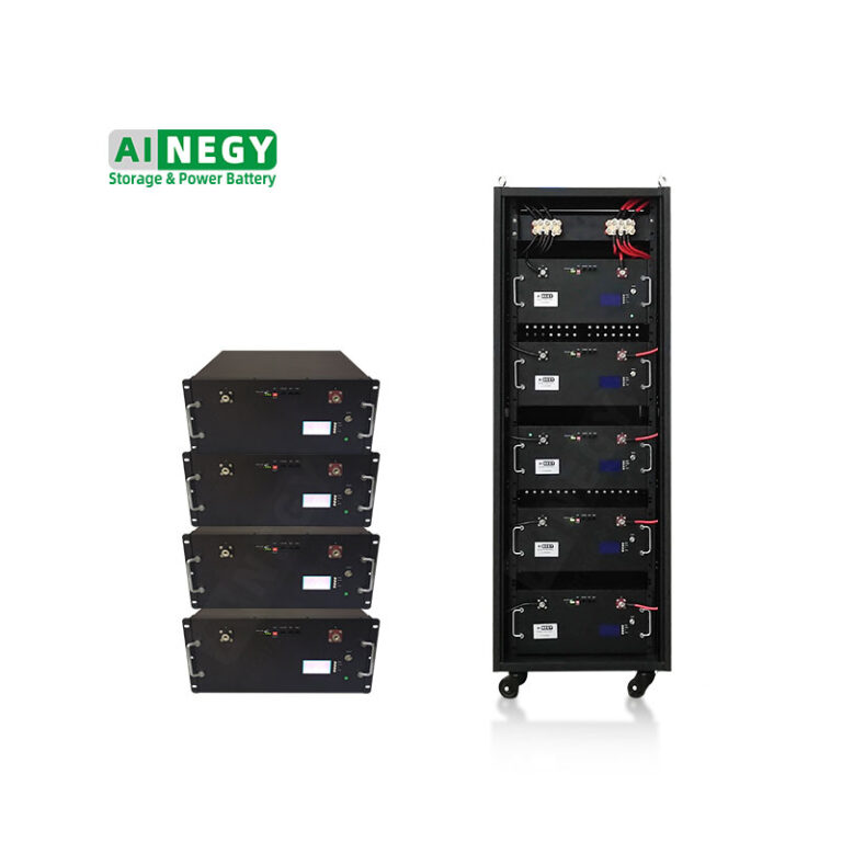 LiFePO4 Battery Pack 48V 500Ah 5U Solar Energy Storage Systems Home Appliances